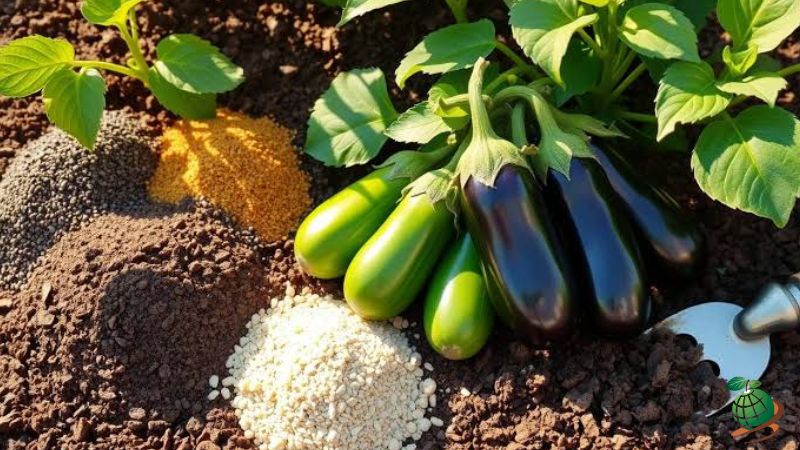 بهترین کود برای گلدهی بادمجان