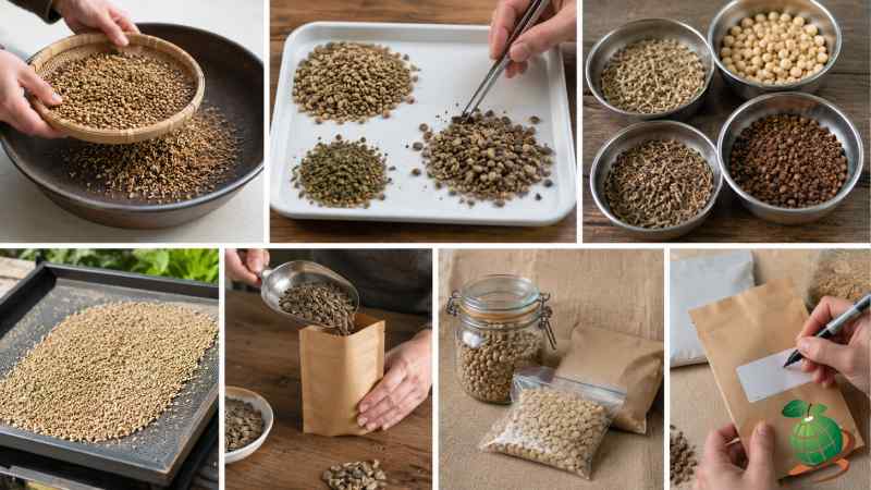 چگونه بذر را برای انبار کردن آماده کنیم؟